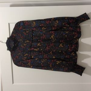 Laundry by Shelli Segal | Smocked Floral Print Blouse